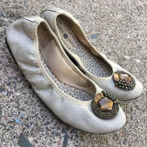 Lindsay Phillips LIZ Neutral Ballet Flats